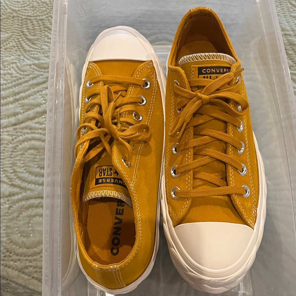 Converse Mustard Yellow Sneakers